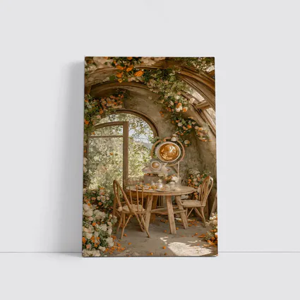 Floral Arch Cottage Garden Room Interior