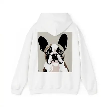 French Bulldog Pop Art Beige Background