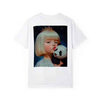 Princess Girl Baby Panda Starry Night