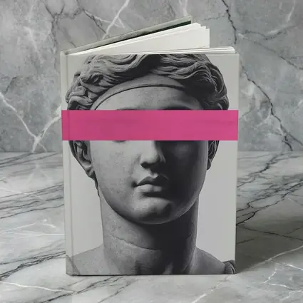 Greek Goddess Statue Pink Bar Pop Art