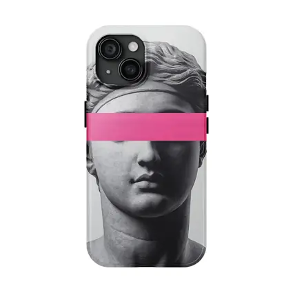 Greek Goddess Statue Pink Bar Pop Art