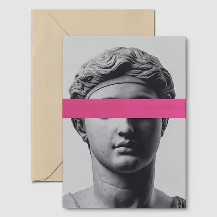 Greek Goddess Statue Pink Bar Pop Art