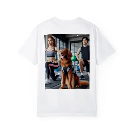 Golden Retriever Dog Gym Fitness Workout