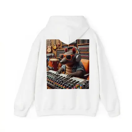 Armadillo DJ In Music Recording Studio