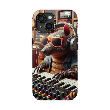 Armadillo DJ In Music Recording Studio