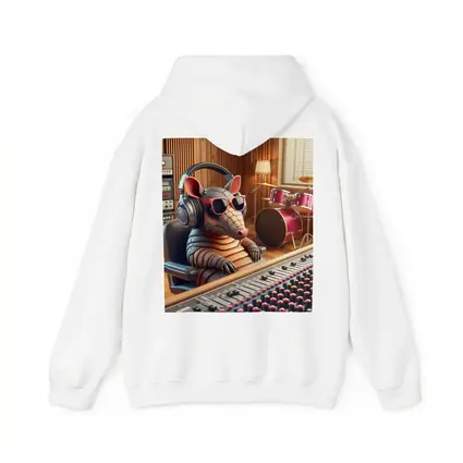 Cool Armadillo Producer In Recording Studio