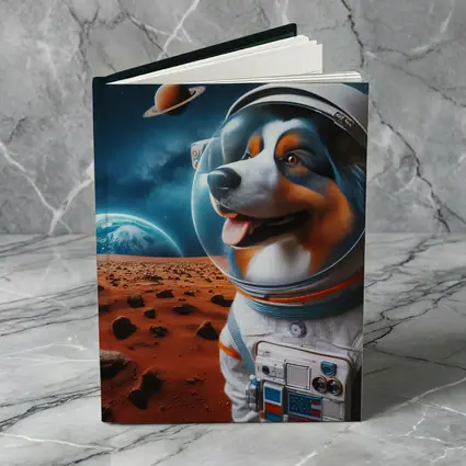 Australian Shepherd Astronaut Dog Space Planet