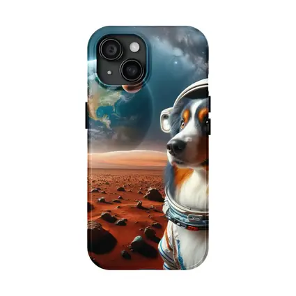 Australian Shepherd Astronaut Dog Space Mars