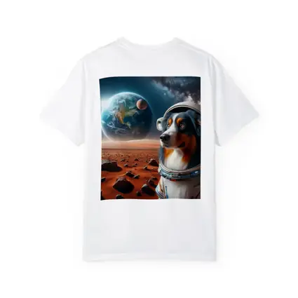 Australian Shepherd Astronaut Dog Space Mars