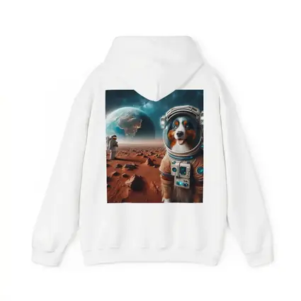 Australian Shepherd Astronaut Dog On Mars