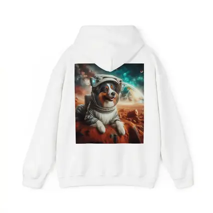 Australian Shepherd Astronaut Dog On Mars