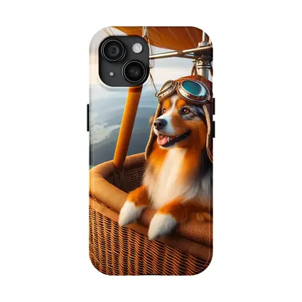 Australian Shepherd Pilot Hot Air Balloon
