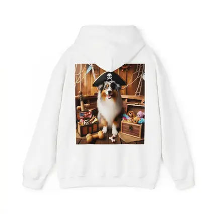 Australian Shepherd Pirate Dog Treasure Chest