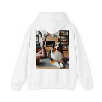 Australian Shepherd Dog Yoga Home Interior