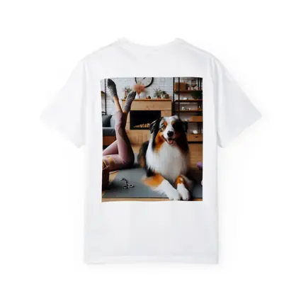 Australian Shepherd Dog Yoga Home Interior