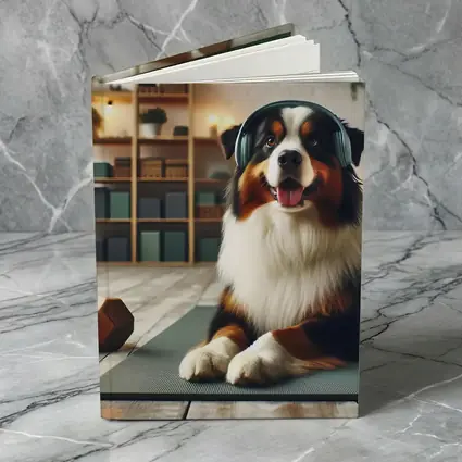 Bernese Mountain Dog Headphones Home Gym