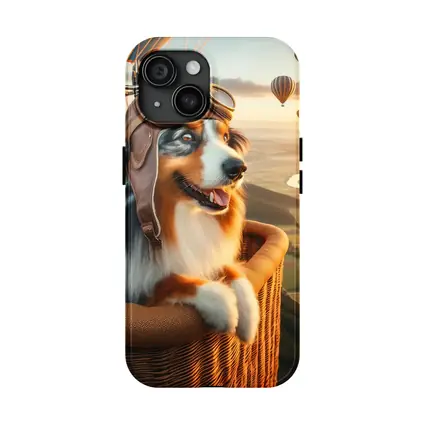 Australian Shepherd Pilot Hot Air Balloon