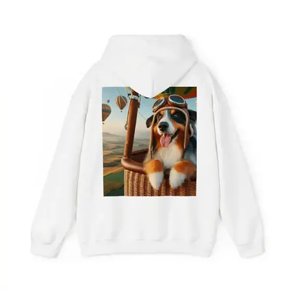 Australian Shepherd Pilot Hot Air Balloon