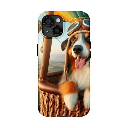 Australian Shepherd Pilot Hot Air Balloon