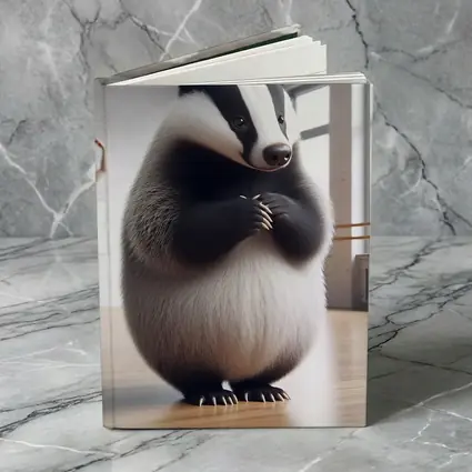 Dancing Badger In Ballet Studio Art