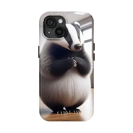 Dancing Badger In Ballet Studio Art