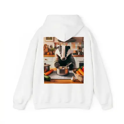 Badger Cooking In Cozy Kitchen