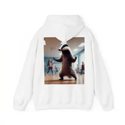 Badger Dancing With Kids In Studio