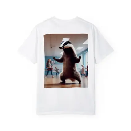 Badger Dancing With Kids In Studio