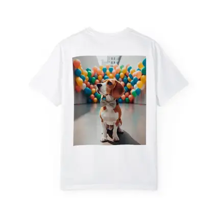 Beagle Dog Bow Tie Colorful Balloons Gallery