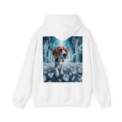 Beagle Puppy Walking Through Ice Crystal Palace