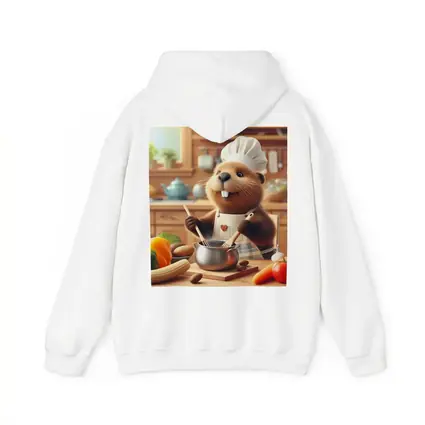 Beaver Chef Cooking in Cozy Kitchen