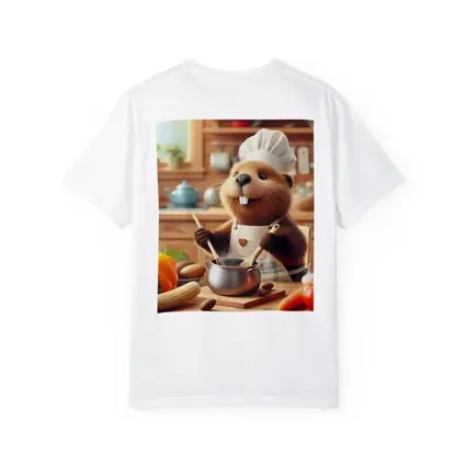 Beaver Chef Cooking in Cozy Kitchen