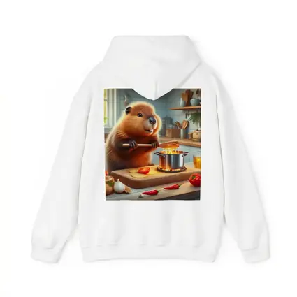 Beaver Cooking in Cozy Kitchen Scene