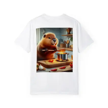 Beaver Cooking in Cozy Kitchen Scene