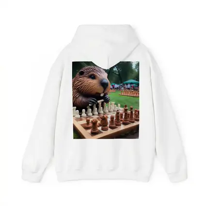 Beaver Playing Chess in Green Park