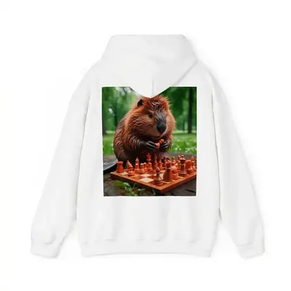 Beaver Playing Chess in Green Park