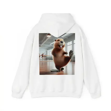 Dancing Beaver In Ballet Studio