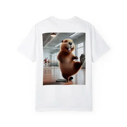 Dancing Beaver In Ballet Studio