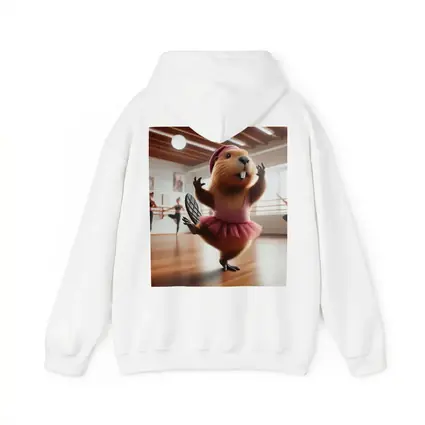 Funny Beaver Ballerina Dancing In Studio