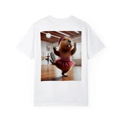 Funny Beaver Ballerina Dancing In Studio