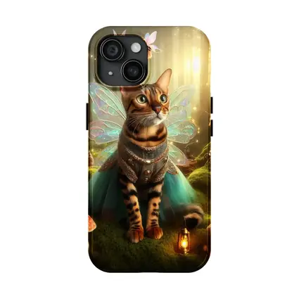 Bengal Cat Fairy Wings Enchanted Forest