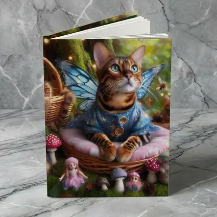 Bengal Cat Fairy Wings Enchanted Forest