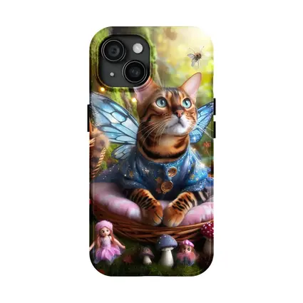 Bengal Cat Fairy Wings Enchanted Forest