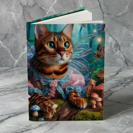 Bengal Cat Fairy Wings Enchanted Forest