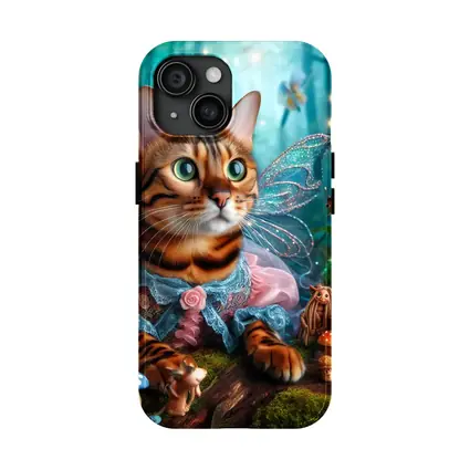 Bengal Cat Fairy Wings Enchanted Forest