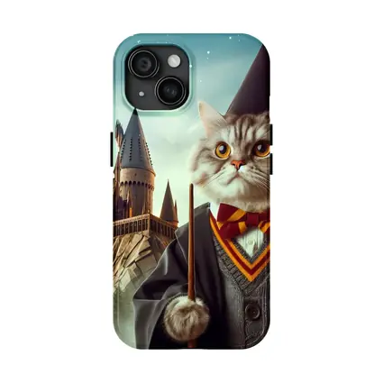 Wizard Cat in Robes at Magic Castle