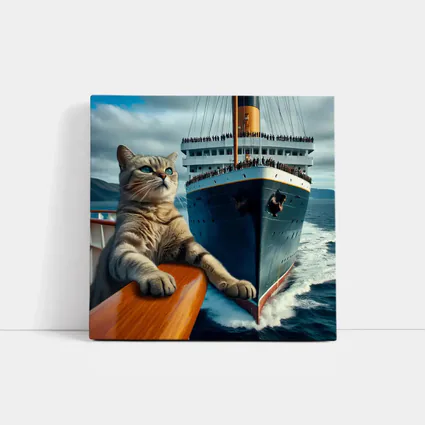 Cat on Cruise Ship Ocean Adventure