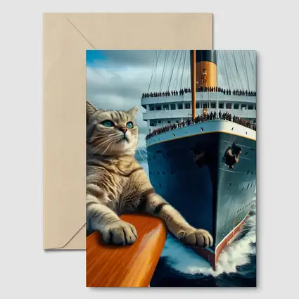 Cat on Cruise Ship Ocean Adventure