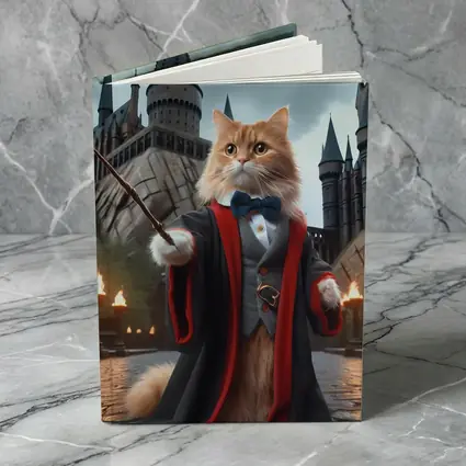 Orange Cat Wizard Robes Magic Castle