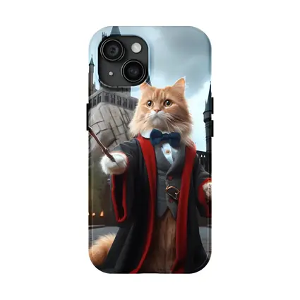 Orange Cat Wizard Robes Magic Castle